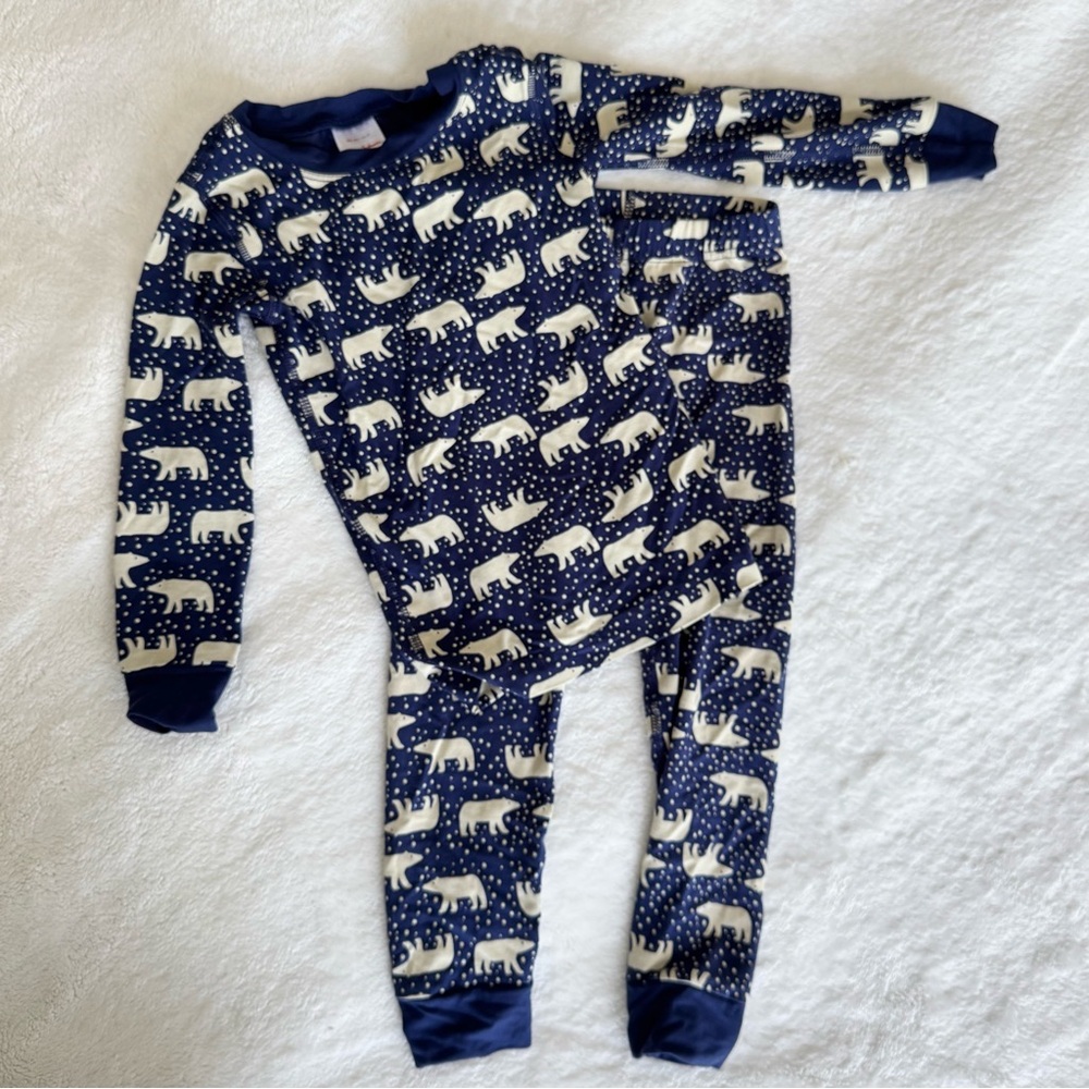 Hanna Andersson Polar Bear Pajama Set, NWOT, Size 3T